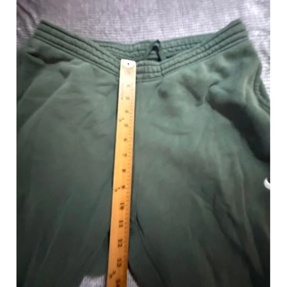 Nike Mens XL Fleece Joggers Sweatpants Forest Green Tapered‎ Cuffed 32X29.